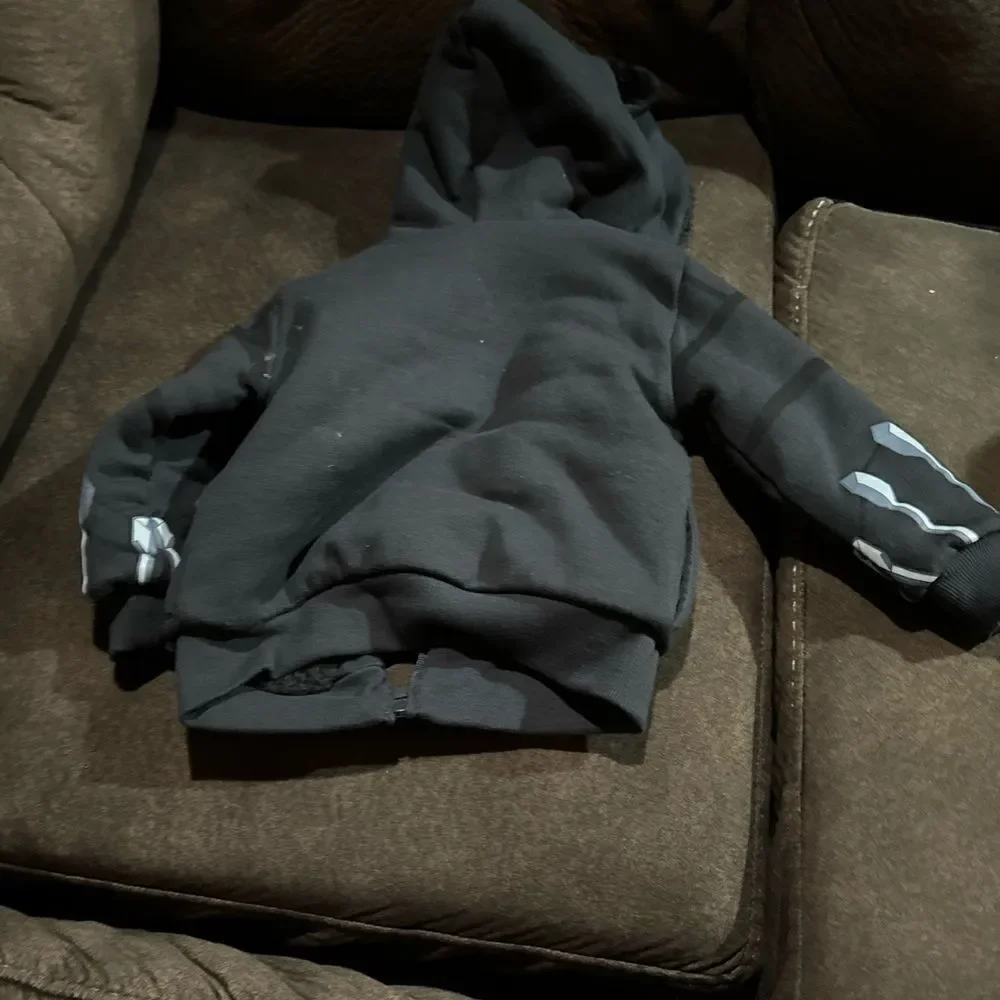 Marvel‎ Black Panther Hoodie Jacket Boy Toddler  3T Disney Zip Front